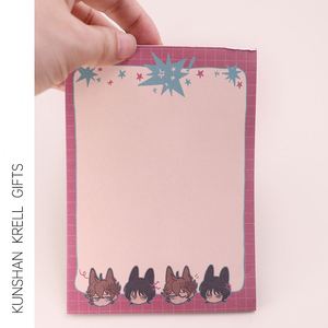 Kunshan Krell Blocs-notes autocollants personnalisés mignons, Papeterie Anime, Bloc-notes adhésifs personnalisables - Product Image 3