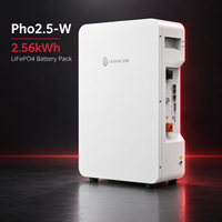 Batterie au lithium LiFePO4 Pho2.5-W 2,56 kWh pour onduleur solaire domestique ESS et alimentation de secours