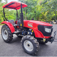 Tracteur agricole LUTONG 50HP 4x4 de haute qualité avec engrenages, attelage 3 points, pompe et composants essentiels pour une productivité élevée (également disponible en 60HP/90HP/120HP)