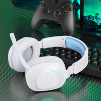 Casque de jeu sans fil à double mode 2,4 GHz et Bluetooth avec dongle USB 2,4 G