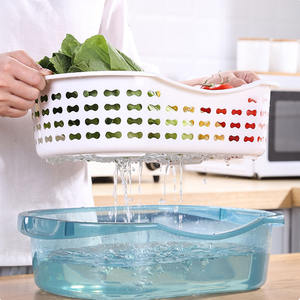 Ustensiles de cuisine en silicone, baguettes et bols de cuisine, égouttoir contenant de stockage d'<span class=keywords><strong>évier</strong></span> étagère à assiettes en plastique monocouche, bol armoire - Product Image 3