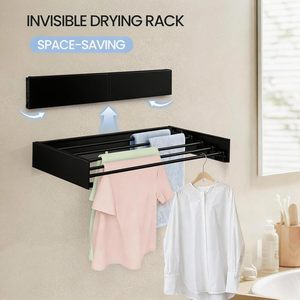 Hot Sale Heavy-Duty Metal Foldable <b>Hook</b> Creative Home Solution Wall-Mounted Bathroom Towel Clothes Drying Rack <b>Tools</b> Bags - Product Image 5