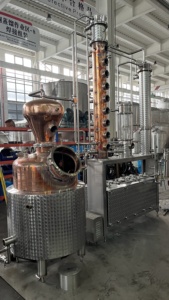 DYE 300L Copper Column Still for <strong>Japanese</strong> Beverage Whiskey Distillation - Product Image 3
