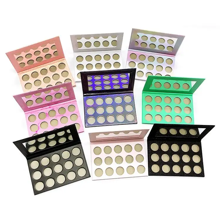 Tốt Nhất Sắc Tố Cao Mỹ Phẩm Trang Điểm Không Có Logo Hữu Cơ Mắt Trang Điểm Eyeshadow Pallet Nhãn Hiệu Riêng 25 Colors Eyeshadow Palette