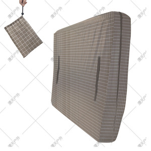 <b>Mattress</b> Protective <b>Cover</b> Lattice Pattern Polyester Home Use Machine Washable Dust <b>Cover</b> <b>for</b> <b>Mattress</b> <b>Moving</b> Storage - Product Image 4
