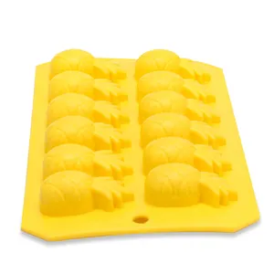 Cheap wholesale silicone ice cube mold tray