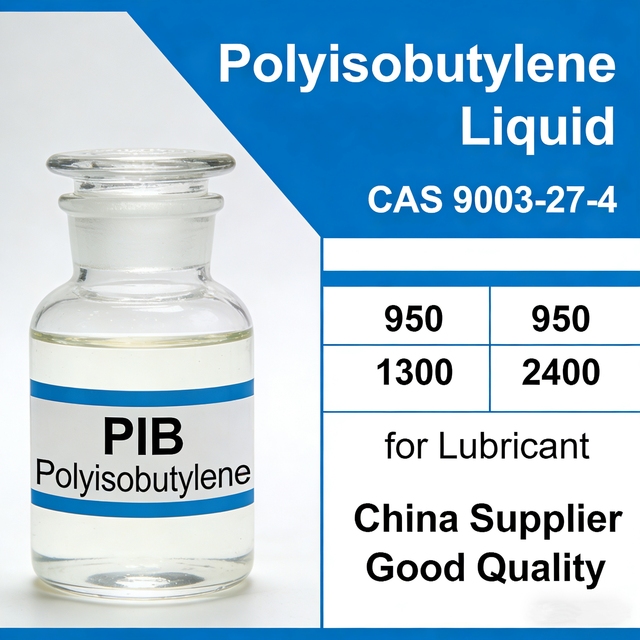 Factory Supply PIB Polyisobutylene CAS 9003-27-4 Colorless Transparent Industrial Grade Lubricant Oil Additives 950 1300 2400