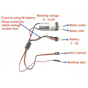 Радиоуправляемый двусторонний ESC 40A/50A/60A/80A двунаправленный бесщеточный ESC с водяным охлаждением для корабля с дистанционным управлением пневматический подводный пропеллер - Product Image 5