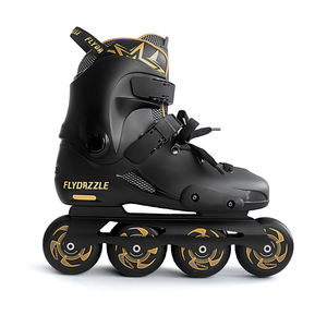 Patins à roulettes en ligne pour hommes <span class=keywords><strong>Urban</strong></span> - Freeride Slalom City Street Skating, botte rigide avec roulements ABEC-9 et support de cheville, semelles intérieures et lacets bonus - Product Image 1