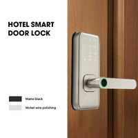 Serrure intelligente en alliage d'aluminium avec empreinte digitale et code, compatible TT Lock/Application Tuya, adaptée à divers types de cadres de serrure pour portes d'appartement