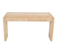 Meuble de salon console de table d'entrée en bois naturel étroit minimaliste classique