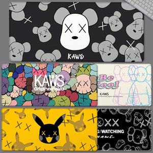 Özel baskılı Logo KAWS büyük karikatür su geçirmez çizilmeye dayanıklı radyasyon koruma kaymaz doğal kauçuk <span class=keywords><strong>Mouse</strong></span> <span class=keywords><strong>Pad</strong></span> - Product Image 1