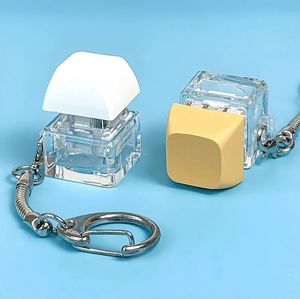 Christmas Gift Stress Relief Figure Keycap Keychain Mechanical <b>Key</b> Fidget for Keychain Decompression Toys - Product Image 2