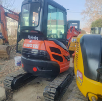 Miniexcavadora Kubota U27 de Segunda Mano en Buen Estado, Marca Japonesa, 2t, Miniexcavadora Kubota U-27 Usada