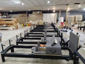 Haute qualité Home <span class=keywords><strong>Gym</strong></span> Eco Body Building Fitness Pliant exercice <span class=keywords><strong>assis</strong></span> boîte réformateur Pilates dispositif - Product Image 5