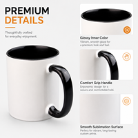 Tasses en céramique personnalisées imprimées en gros, gobelets transparents par sublimation/gravure/sérigraphie, verres à shot personnalisés en gros, anti-fuite