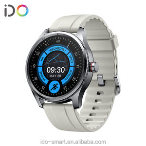 Smart Watch moda uomo con Full Touch Fitness Tracker rotondo Smartwatch per IOS Android funzione di monitoraggio della frequenza cardiaca - Product Image 4