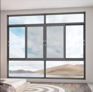 Ventana corredera de aluminio duradera hecha en fábrica insonorizada energéticamente eficiente para la renovación del hogar sudamericano - Product Image 2