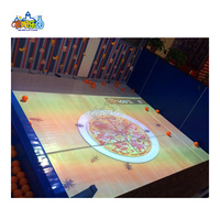 Jeu d'intérieur de projection de sol 3D interactif AR populaire pour la maison jardin Playhouse maternelle parc de trampoline en métal pour enfants