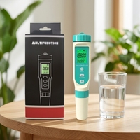 Stylo testeur de qualité de l'eau 7 en 1 rétroéclairé PH TDS EC SALT SG ORP Température pour Aquarium Eau de mer Piscine Hydroponie Spa