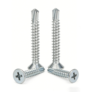 Bibo Yaente Factory 410 Stainless Steel M4.2/m4.8 Countersunk <b>Flat</b> Head Self-drilling Self-tapping <b>Screw</b> Metric Self-tapping - Product Image 2