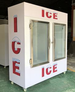Conteneur <span class=keywords><strong>de</strong></span> stockage réfrigéré pour glacier <span class=keywords><strong>de</strong></span> haute qualité à prix économique, <span class=keywords><strong>porte</strong></span> en verre, distributeurs <span class=keywords><strong>de</strong></span> glace en sac - Product Image 2