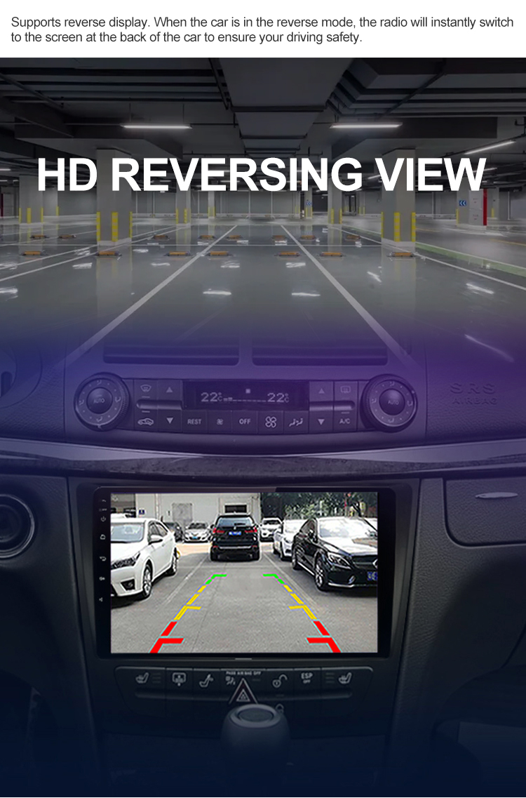 Car Radio For Mercedes Benz E/CLS Class 2002-2010 GPS Navigation Multimedia Video GPS Android 11 Carplay