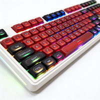 Teclado Mecánico para Juegos 98% RGB, 98 Teclas, Teclado Mecánico Inalámbrico de Tamaño Completo para Oficina y Juegos, para Computadora Portátil y PC con Windows