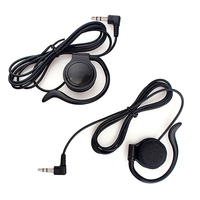 3.5mm simple côté écouteur écouteur une oreille casque pour système de Guide touristique sans fil récepteur ordinateur portable MP3/4 tablette PC