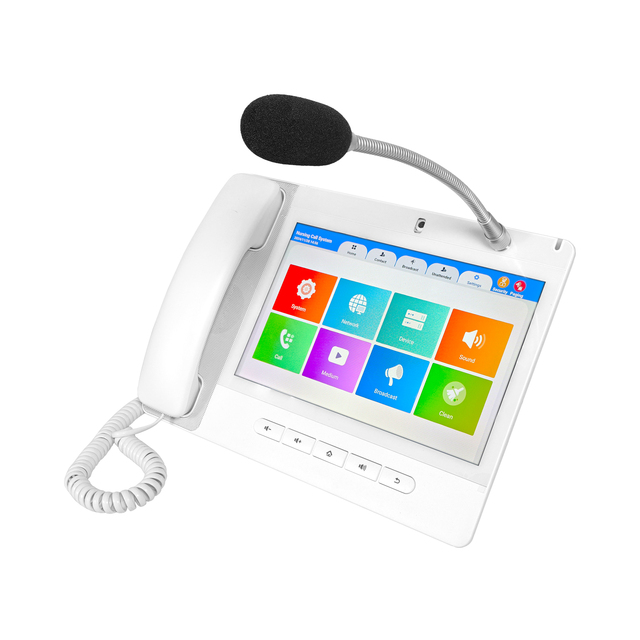 Professional Nurse Call Station Desktop SIP Phone for Emergency Announcements and Paging