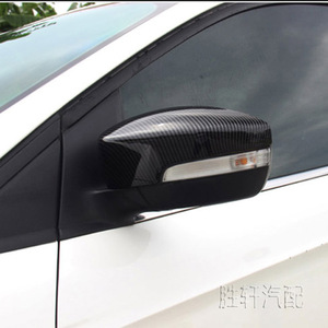Carbon Fiber Rearview <b>Mirror</b> Covers For Ford Kuga Escape Full Set Spherical <b>Mirror</b> <b>Plastic</b> Material - Product Image 5