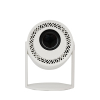 Projecteur intelligent portable JUNUO TURN1 H727 avec double Wi-Fi, mise au point manuelle, courte focale, Android 14, 720P, prise en charge 4K, pour usage professionnel/éducatif