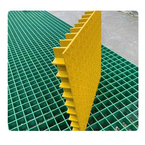 Grillage en plastique renforcé de fibre de verre de passerelle de plancher de GRP résistant à la chaleur de haute résistance - Product Image 3