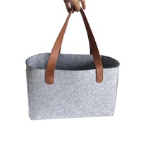 Sacs à main pour femmes à double usage sac fourre-tout en feutre sacs de marque sac à bandoulière avec poignée en PU
