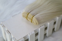 Cabello Humano Ruso Virgen SDD Super Double Drawn Genius Weft con Cutícula Alineada, Sin Enredos, Sin Caída