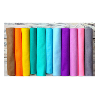 Tissu non tissé respirant de couleur douce, ripstop, feutre, rouleaux de 1 à 5 mm, 100% polyester recyclé PET, aiguilleté pour voiture