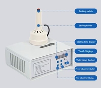 Populaire 20-82mm Électrique Ménage En Plastique Bouteille Feuille De Verre Induction Scellant Manuel Induction Machine De Scellage