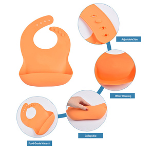 Set per l'Alimentazione dei Bambini Newsun Senza BPA, Impermeabile e Durevole, Bavaglino Unisex in <span class=keywords><strong>Silicone</strong></span> per Neonati - Product Image 3