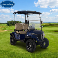 Carrito de Golf Eléctrico de 2 Pasajeros con Batería de Litio de Color Personalizado, Nuevo Diseño de Buggy Turístico para Campo de Golf