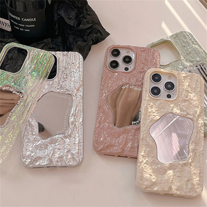 Custodia speciale per telefono a specchio con motivo Rock di lusso per <span class=keywords><strong>iPhone</strong></span> 16 15 14 13 12 Pro Max <span class=keywords><strong>11</strong></span> elegante <span class=keywords><strong>Cover</strong></span> <span class=keywords><strong>protettiva</strong></span> morbida - Product Image 5