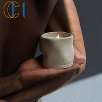 Vente en gros Parfum Huile essentielle Fleur naturelle Décalcomanie Bougies parfumées personnalisées