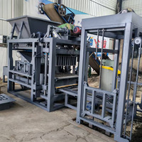 Machine à Briques en Ciment Automatique avec Moules Remplaçables, Différentes Tailles, Machine à Fabriquer des Briques, Vibration Électrique, Conception Simple