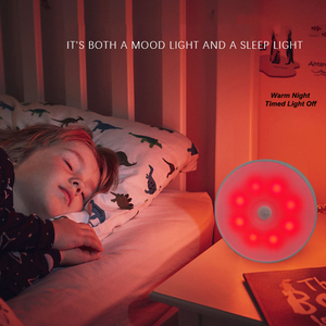 Veilleuse LED ABS à piles avec capteur <span class=keywords><strong>de</strong></span> couleur et minuterie pour usage hôtelier - Product Image 5