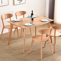 Mesa de cocina mesas comedor salle à manger nordique table de cuisine en bois massif tables long rectangle blanc 6 places à manger tableaux