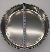 Tamis de laboratoire en maille métallique en acier inoxydable de 300 mm de diamètre, tissage uni pour le tamisage du sol et du sable
