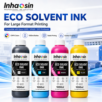Tinta Eco Solvente Compatible con Galaxy para 1L CMYK para Impresión Digital, Impresora de Formato Ancho, Vinilo, Pancartas, Señalización, Publicidad