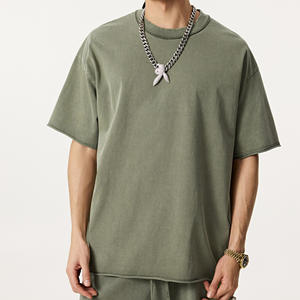 Camiseta de Hombre de Color Sólido, Casual, 100% Algodón, Tejido Antiarrugas, Básica, de Manga Corta, Suave, Transpirable, Corte Regular, para Verano - Product Image 3