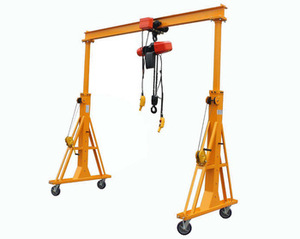 Venta caliente 5 Ton 3 metros de aluminio Barco Ascensor grúa pórtico con <span class=keywords><strong>polipasto</strong></span> eléctrico - Product Image 3