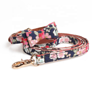 <span class=keywords><strong>Collar</strong></span> de perro de diseño personalizado por Popular proveedor de mascotas, collares acolchados ajustables de PU, característica separable, patrones de animales florales para caminar - Product Image 6
