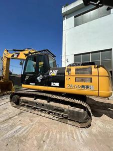 รถขุดมือสอง30ตันเครื่องจักรก่อสร้างมือสอง Cat329d Cat329d หนอนผีเสื้อของแท้ - Product Image 4